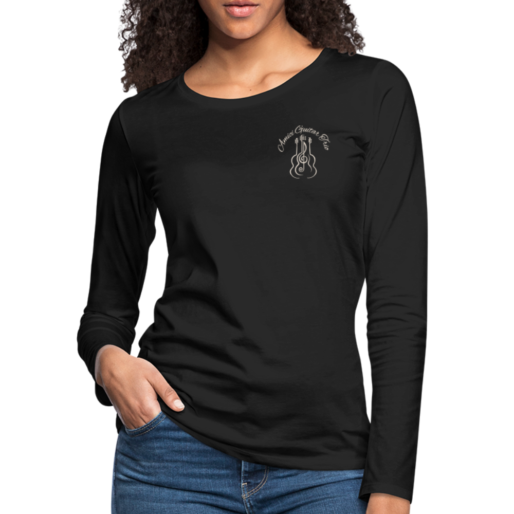 Amici Guitar Trio - Women's Long Sleeve T-Shirt - black
