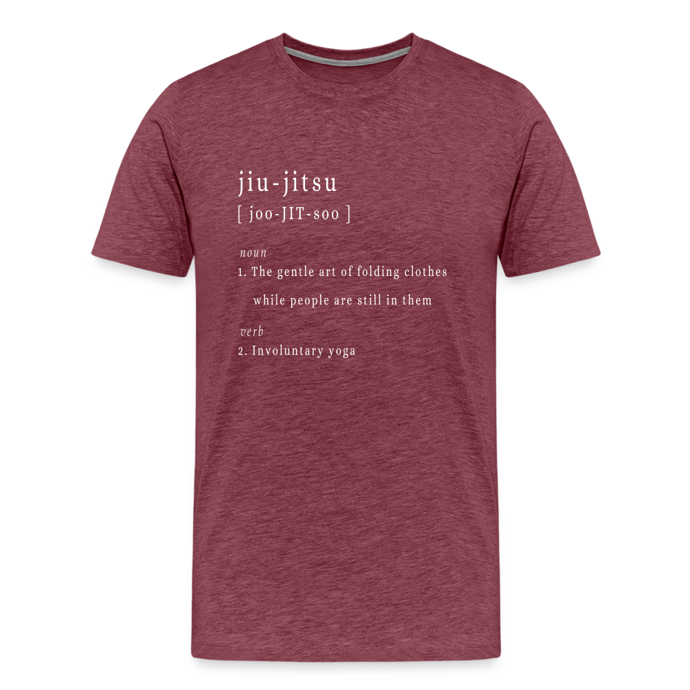 Jui-jitsu - Unisex Premium T-Shirt - heather burgundy