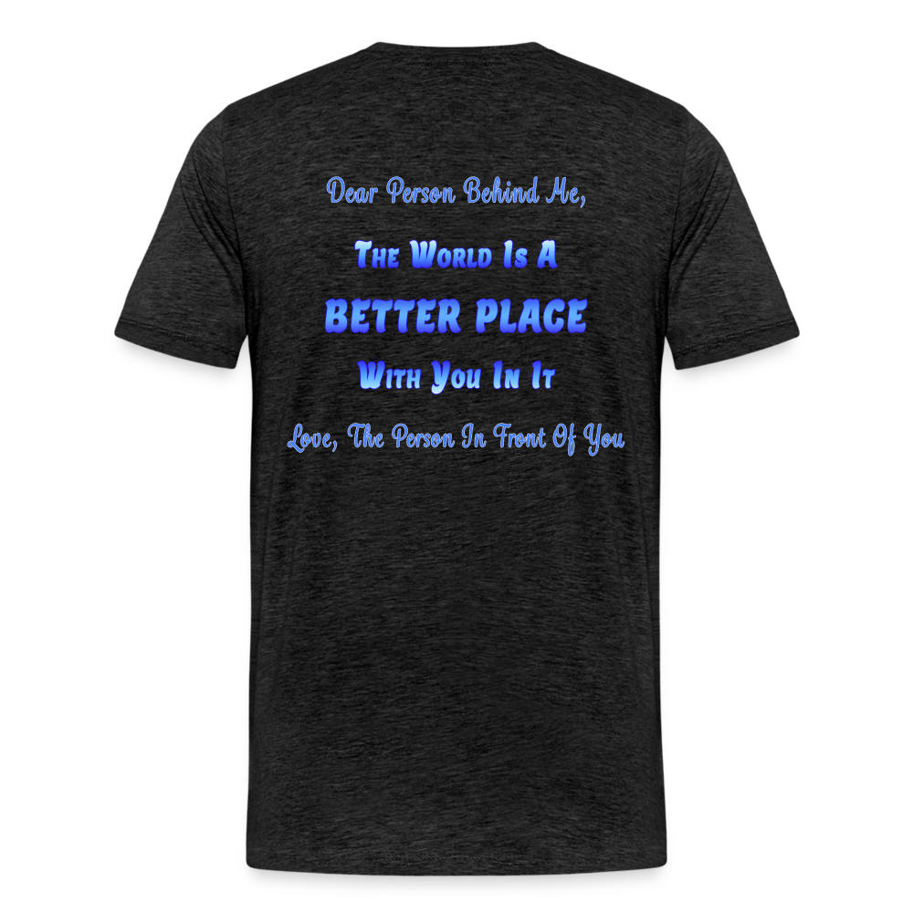 Better Place - Unisex Organic T-Shirt - charcoal grey