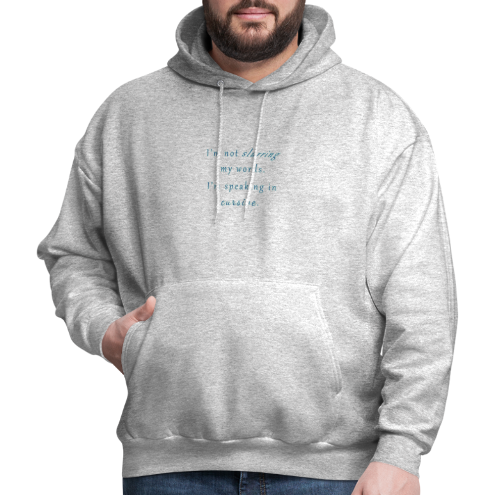 Cursive - Unisex Hoodie - heather gray