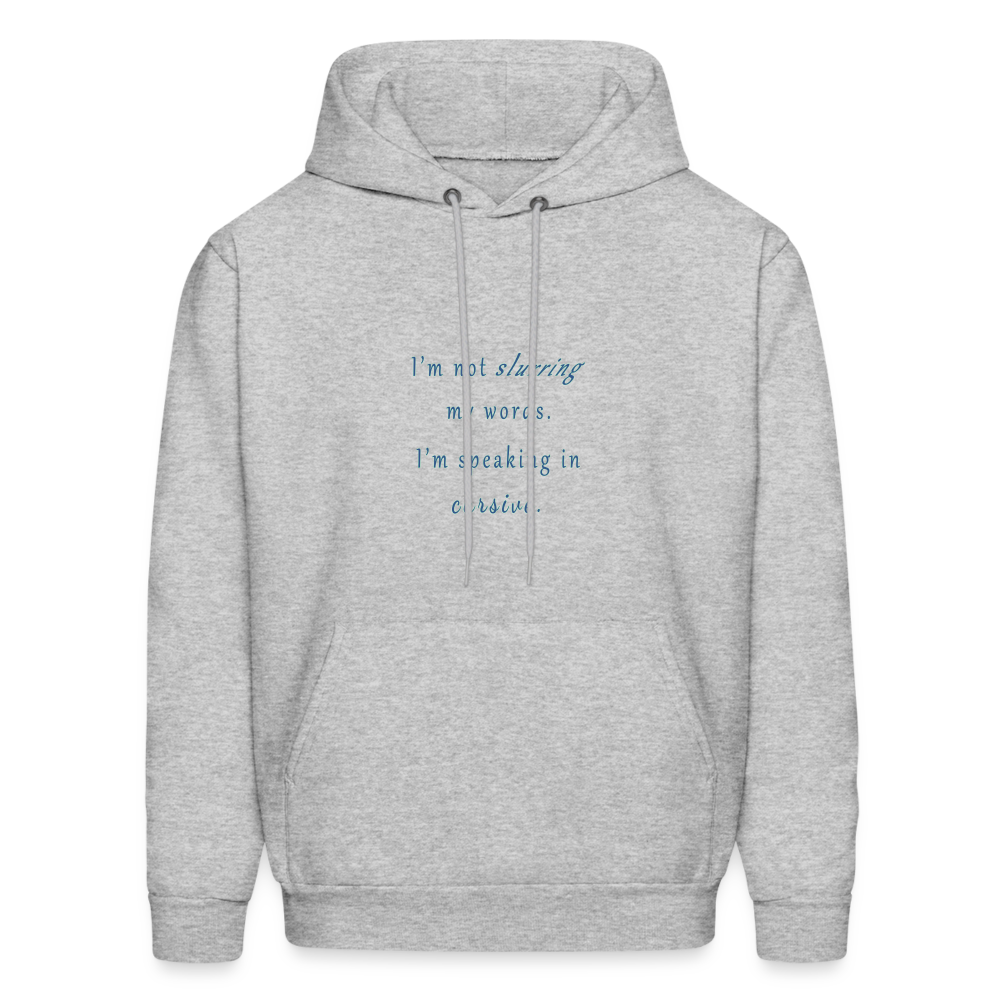 Cursive - Unisex Hoodie - heather gray