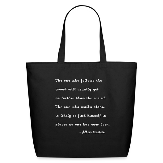 Crowd - Eco-Friendly Cotton Tote - black