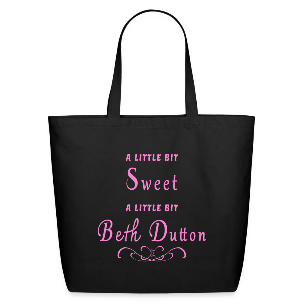 Sweet - Eco-Friendly Cotton Tote - black
