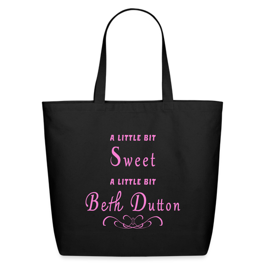 Sweet - Eco-Friendly Cotton Tote - black