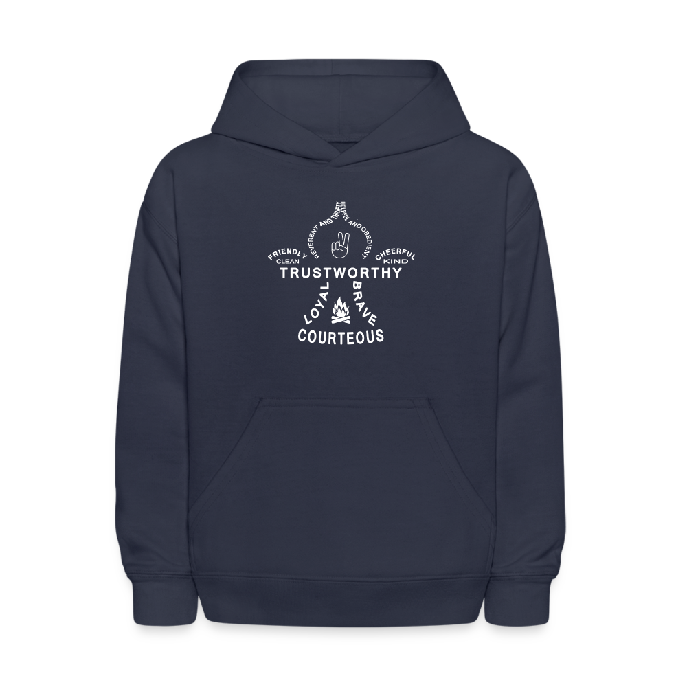 Scout Fleur - Kid's Hoodie - navy