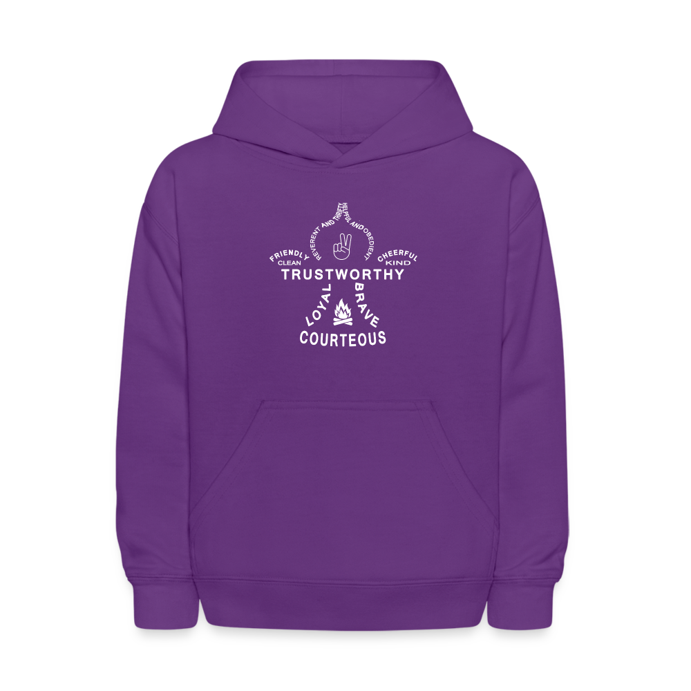 Scout Fleur - Kid's Hoodie - purple