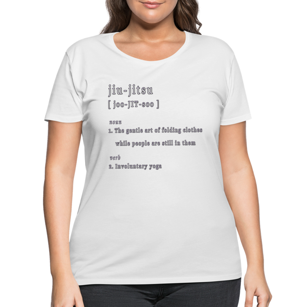 Jiu-Jitsu - Women’s Curvy T-Shirt - white