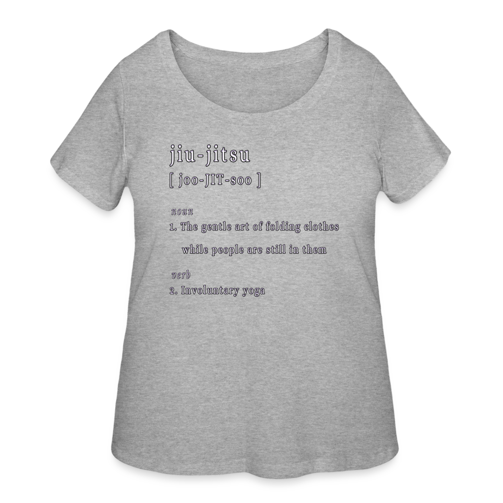Jiu-Jitsu - Women’s Curvy T-Shirt - heather gray