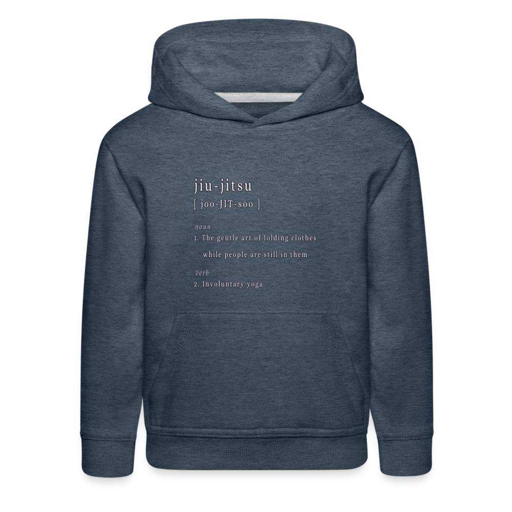 Jiu-Jitsu - Kid‘s Hoodie - heather denim