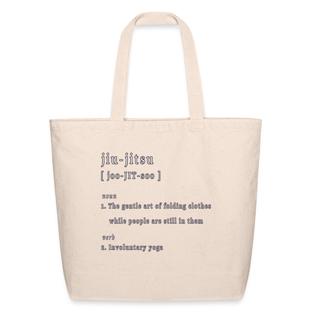 Jiu-Jitsu - Eco-Friendly Cotton Tote - natural