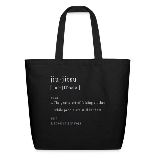 Jiu-Jitsu - Eco-Friendly Cotton Tote - black