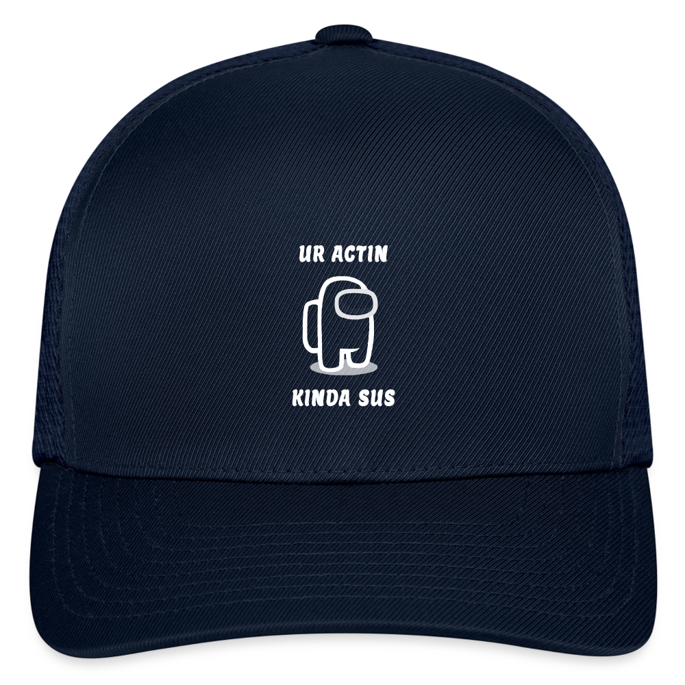 Sus - Flexfit Fitted Baseball Cap - navy