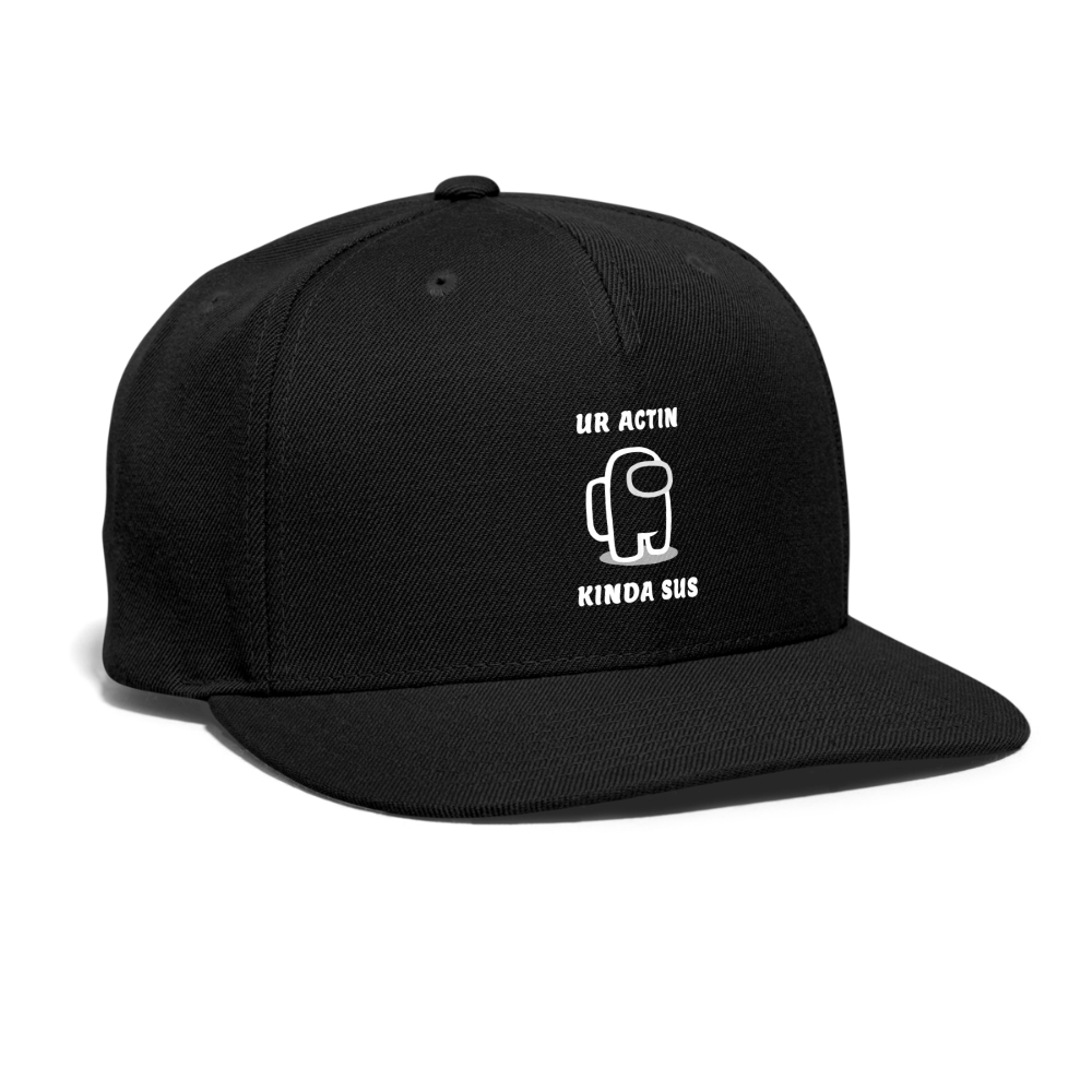 Sus - Snapback Baseball Cap - black