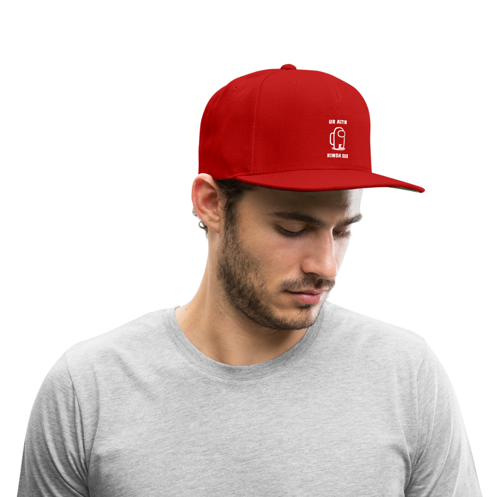 Sus - Snapback Baseball Cap - red