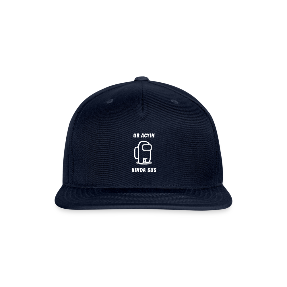 Sus - Snapback Baseball Cap - navy