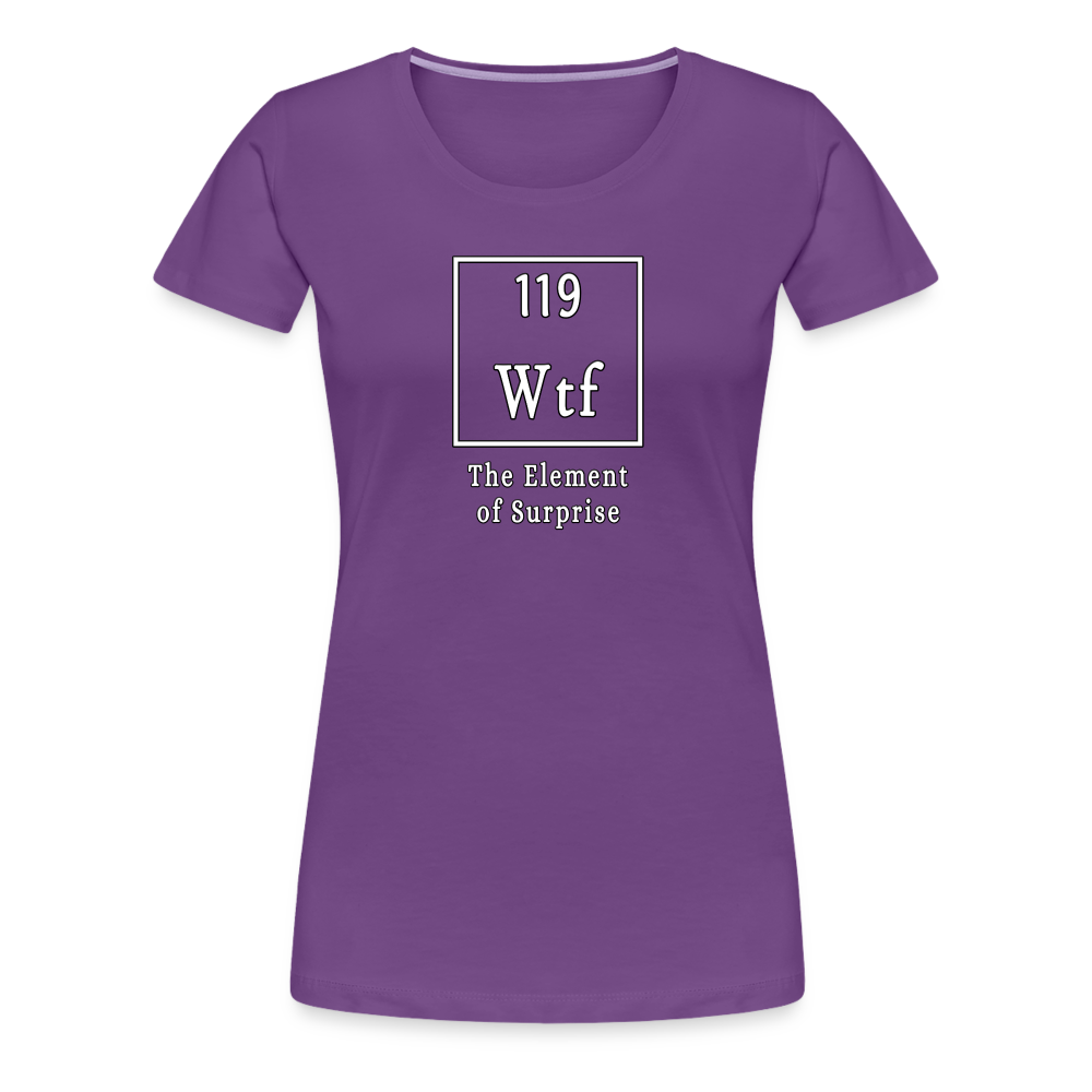 WTF - Women’s T-Shirt - purple