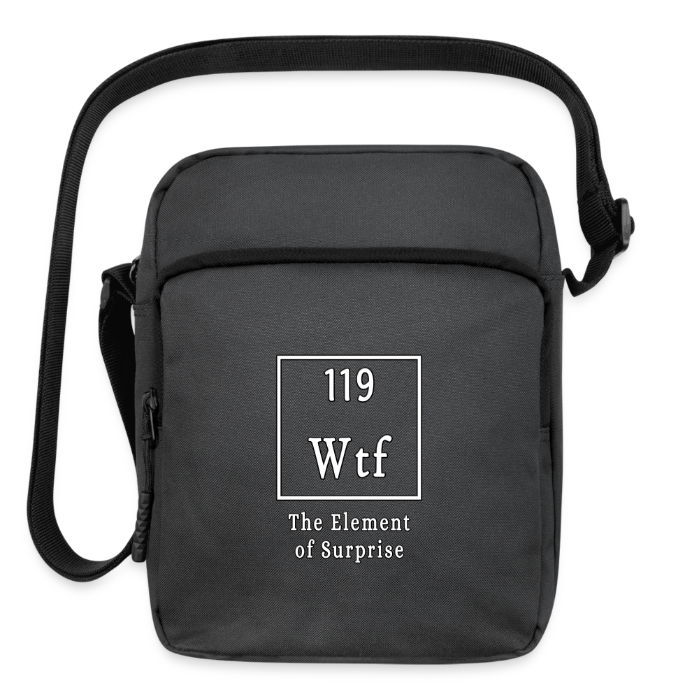 WTF - Upright Crossbody Bag - charcoal grey