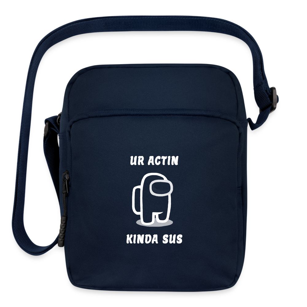 Sus - Upright Crossbody Bag - navy