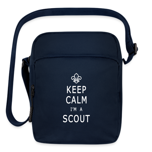 Scout Keep Calm - Upright Crossbody Bag - navy