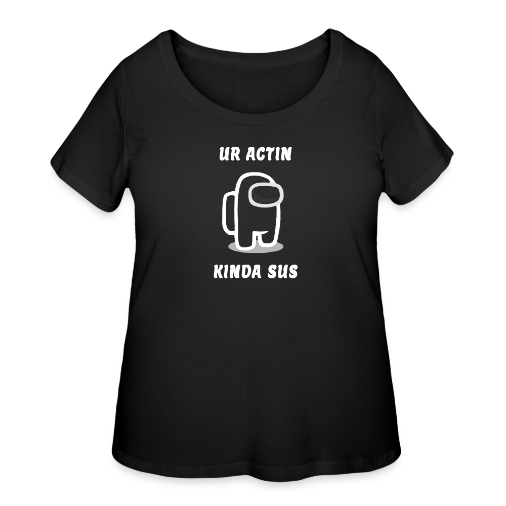 Sus - Women’s Curvy T-Shirt - black