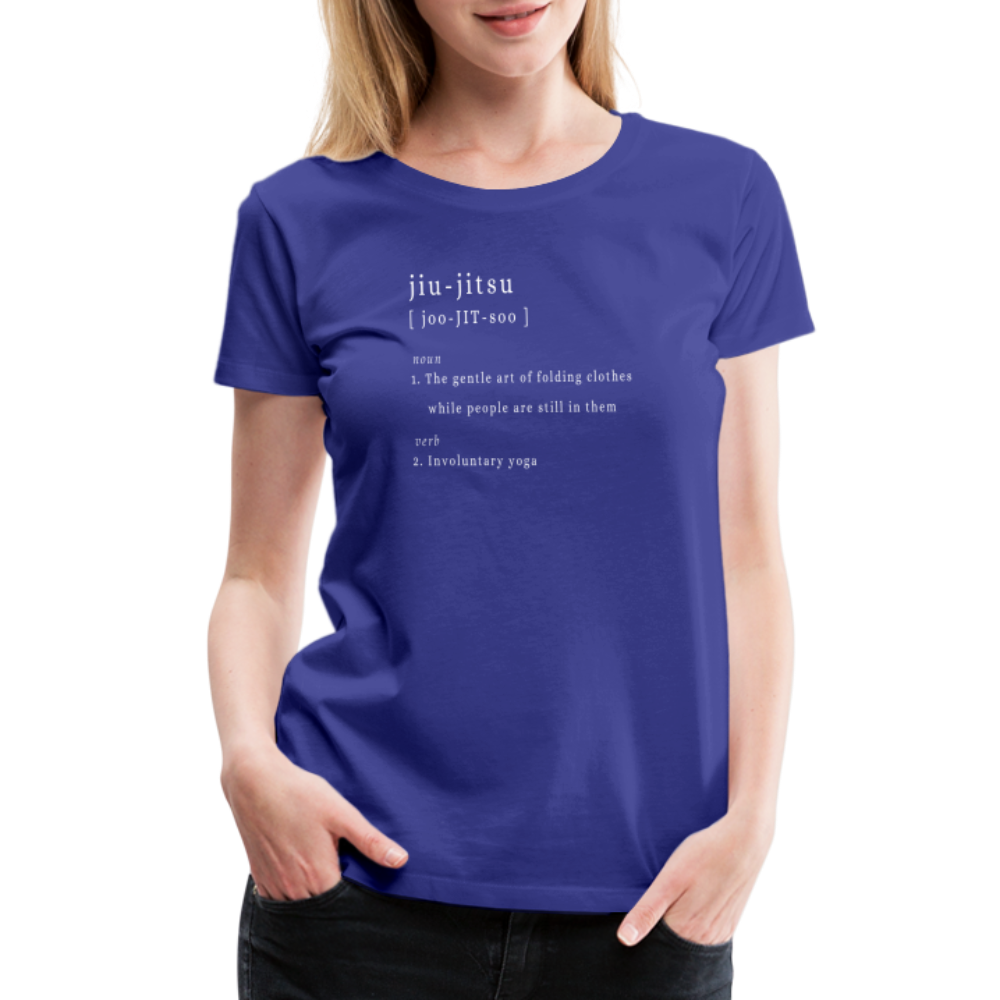 Jiu-jitsu - Women’s T-Shirt - royal blue