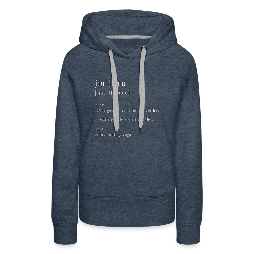Jiu-jitsu - Women’s Hoodie - heather denim
