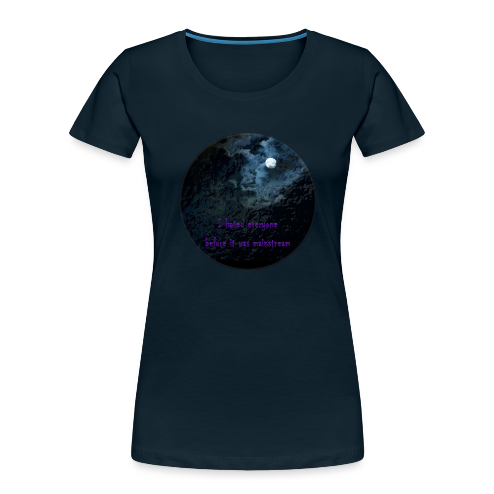 Mainstream - Women’s T-Shirt - Responsibly Sourced - deep navy