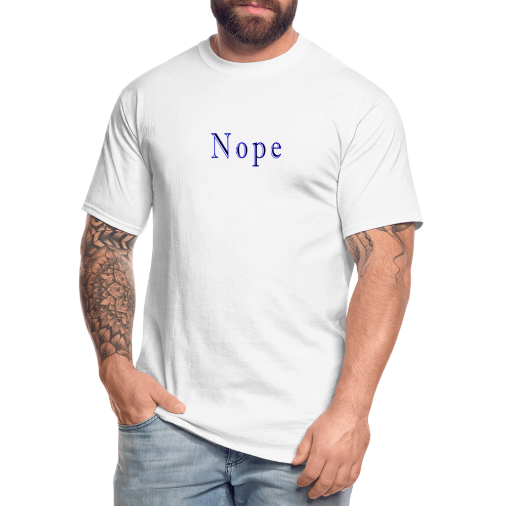 Nope - Tall T-Shirt - white