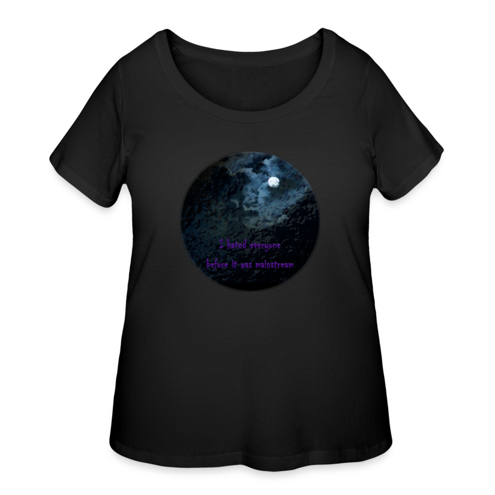Mainstream - Women’s Curvy T-Shirt - black