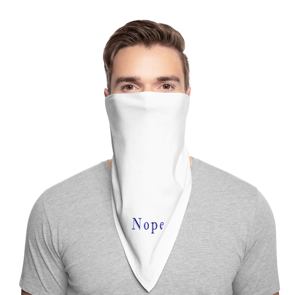 Nope - Bandana - white