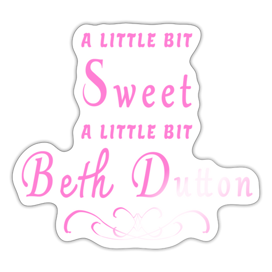Sweet - Sticker - white glossy