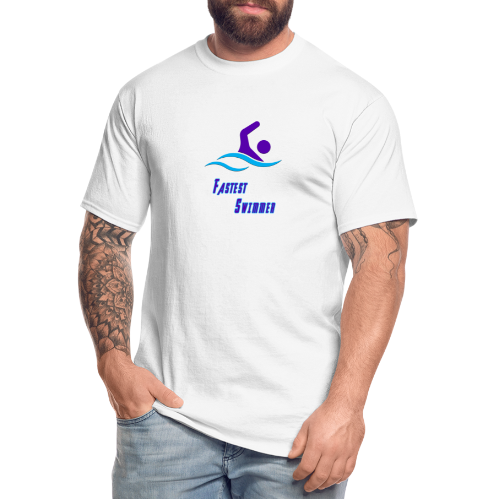 Fastest Swimmer - Tall T-Shirt - white