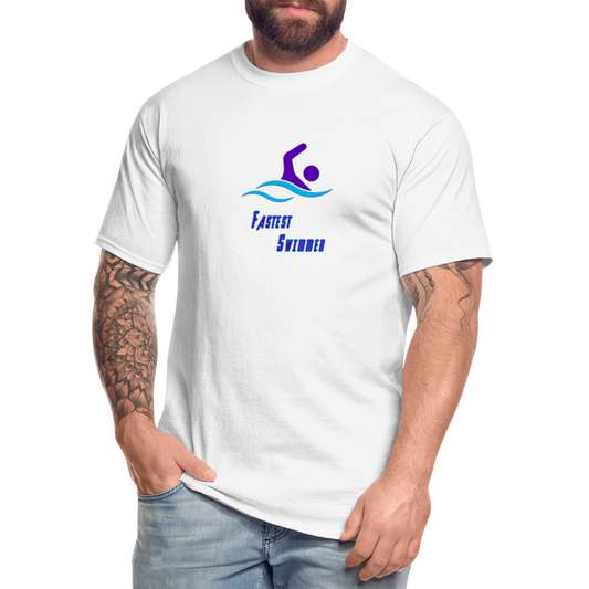 Fastest Swimmer - Tall T-Shirt - white