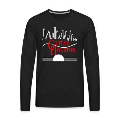 Guitar Houston Long Sleeve T-Shirt - black
