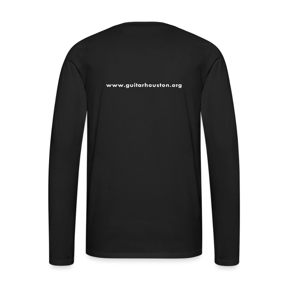 Guitar Houston Long Sleeve T-Shirt - black