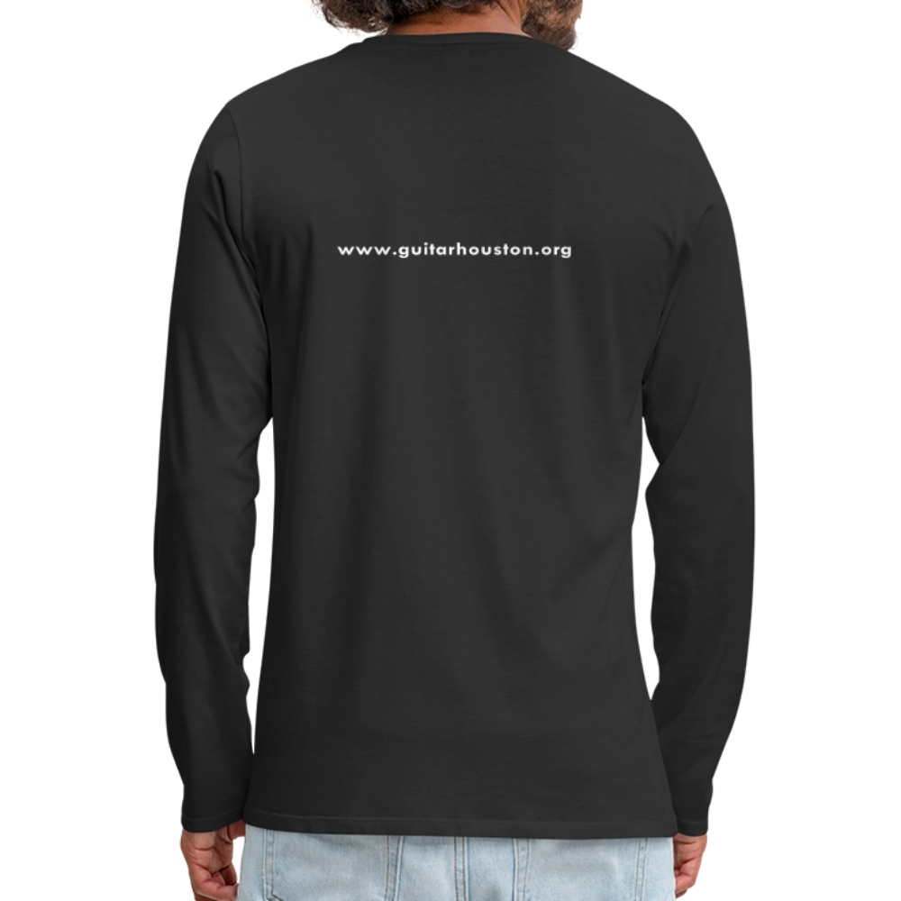 Guitar Houston Long Sleeve T-Shirt - black