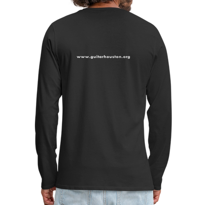 Guitar Houston Long Sleeve T-Shirt - black