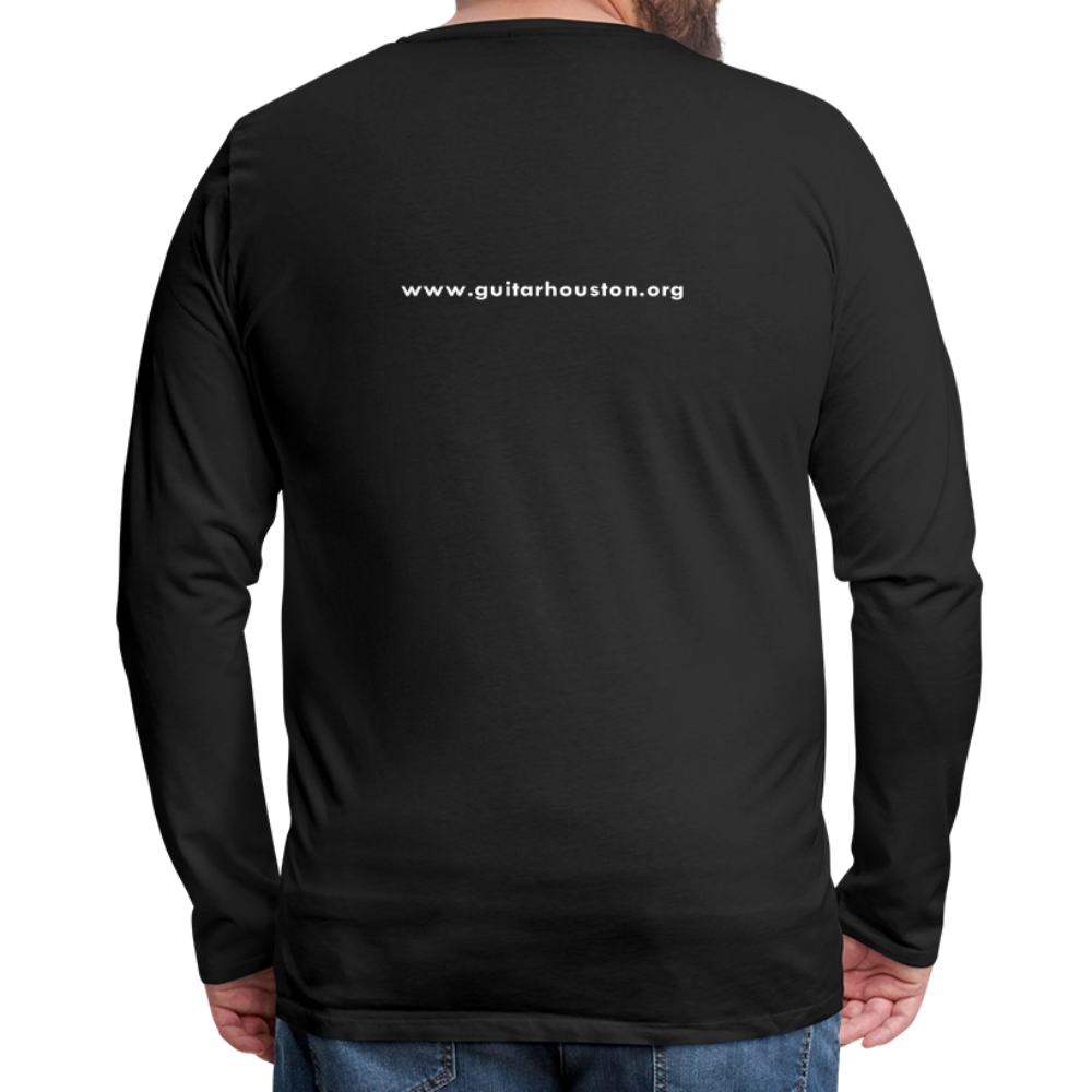 Guitar Houston Long Sleeve T-Shirt - black
