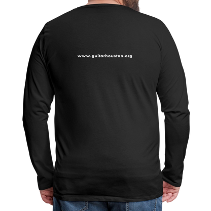 Guitar Houston Long Sleeve T-Shirt - black