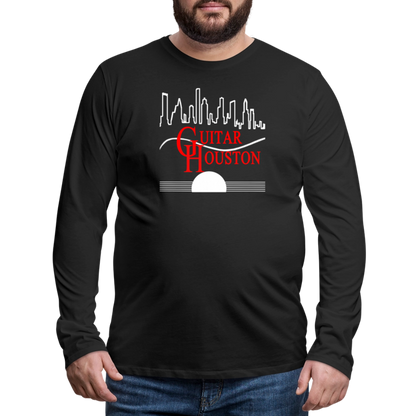 Guitar Houston Long Sleeve T-Shirt - black