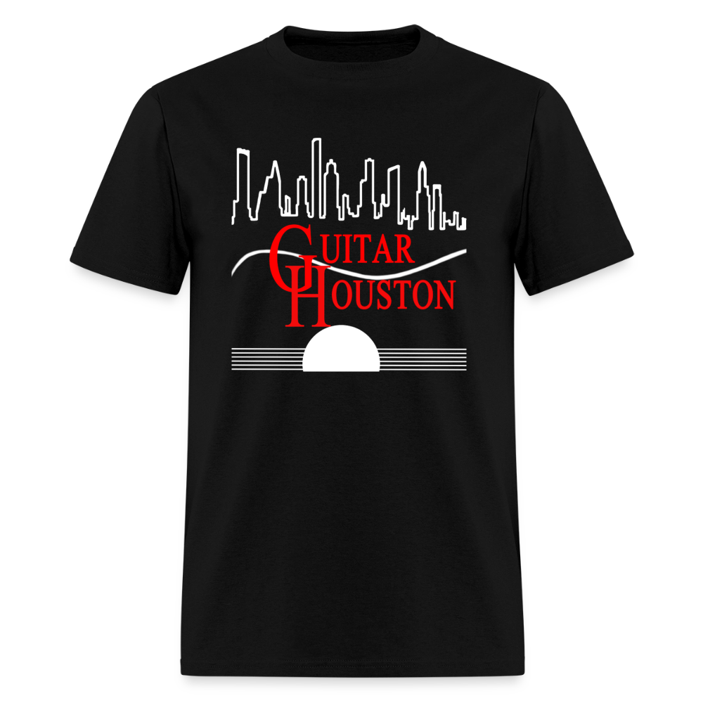 Guitar Houston Unisex T-Shirt - black