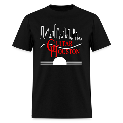 Guitar Houston Unisex T-Shirt - black