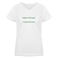Neighbor - Women's V-Neck T-Shirt - white