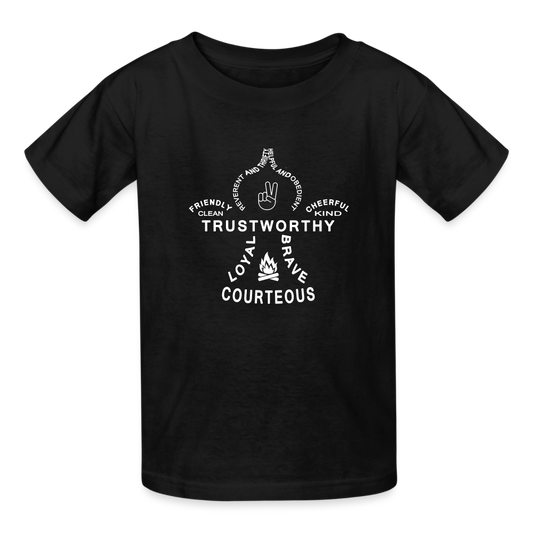 Scout Fleur - Hanes Youth Tagless T-Shirt - black