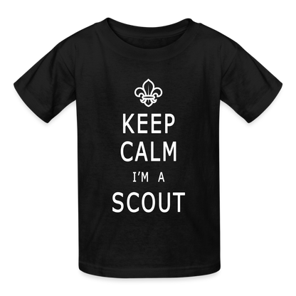Scout - Hanes Youth Tagless T-Shirt - black