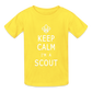 Scout - Hanes Youth Tagless T-Shirt - yellow