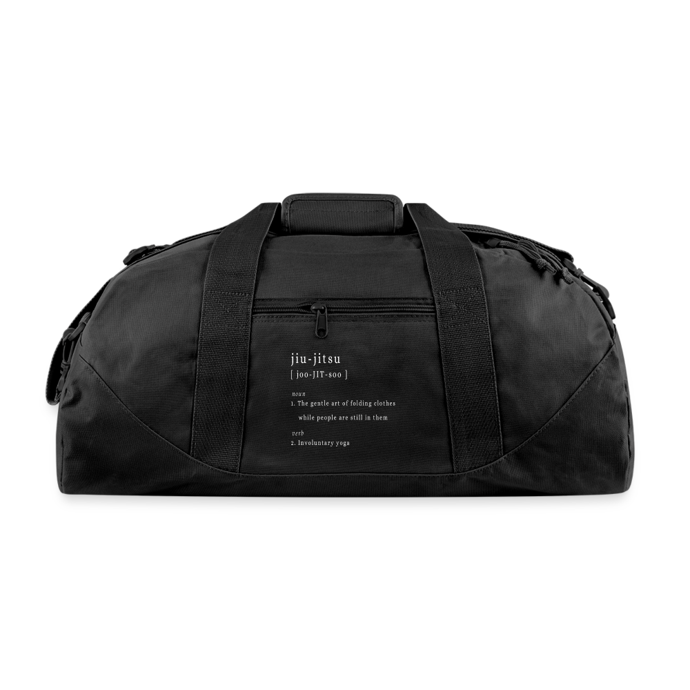 Jiu-jitzu - Recycled Duffel Bag - black