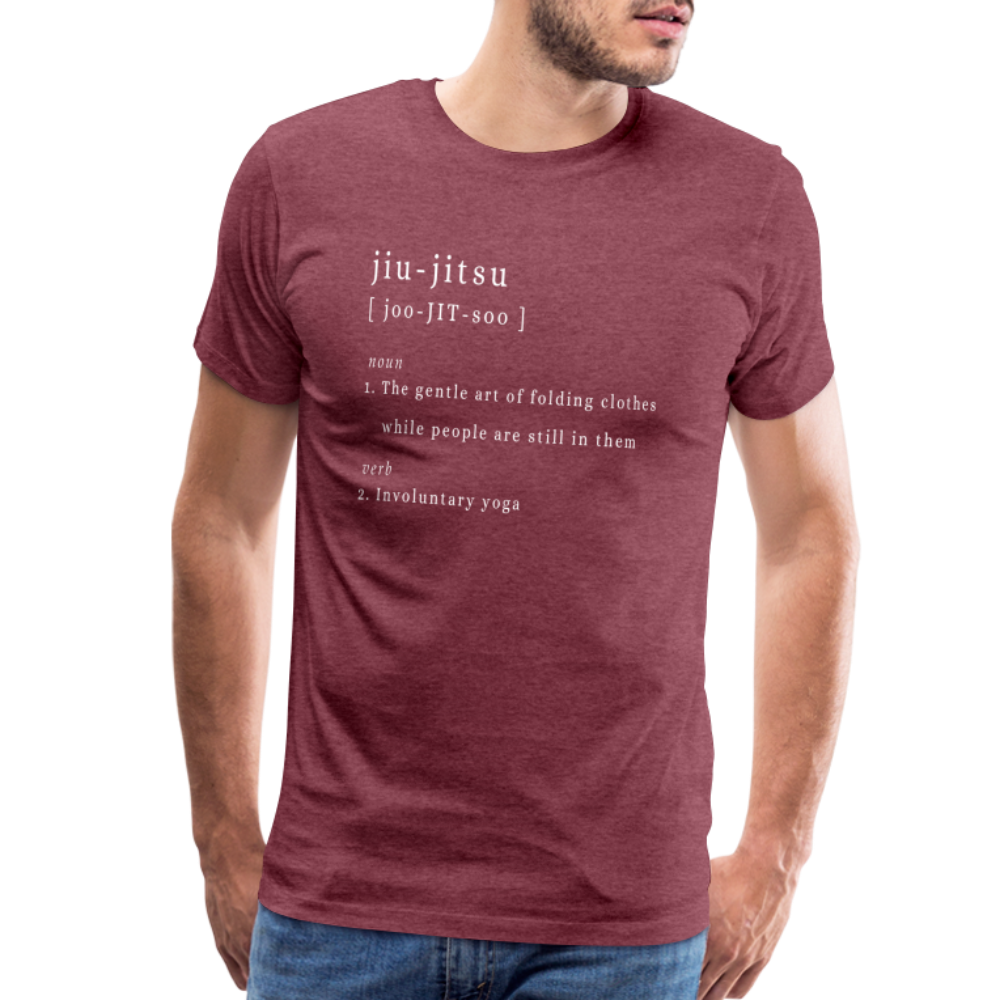 Jui-jitsu - Unisex Premium T-Shirt - heather burgundy