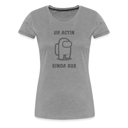 Sus - Women’s Premium T-Shirt - heather gray