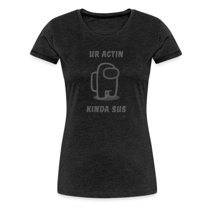 Sus - Women’s Premium T-Shirt - charcoal grey